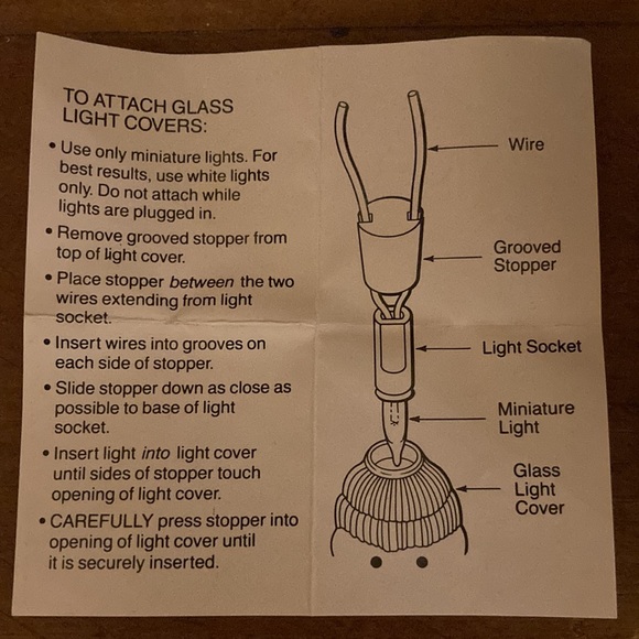 Vintage Avon Gift Collection Glass Light Cover Santa Christmas Ornament 🎄NIB - Picture 6 of 6